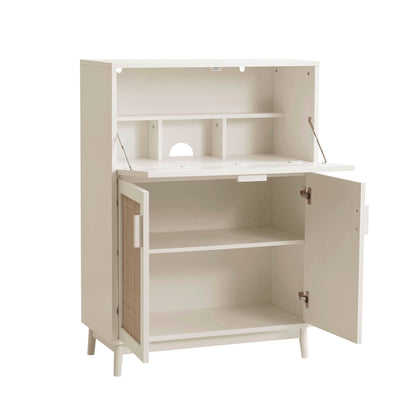 Isla Hideaway Desk - Cream - DUSK