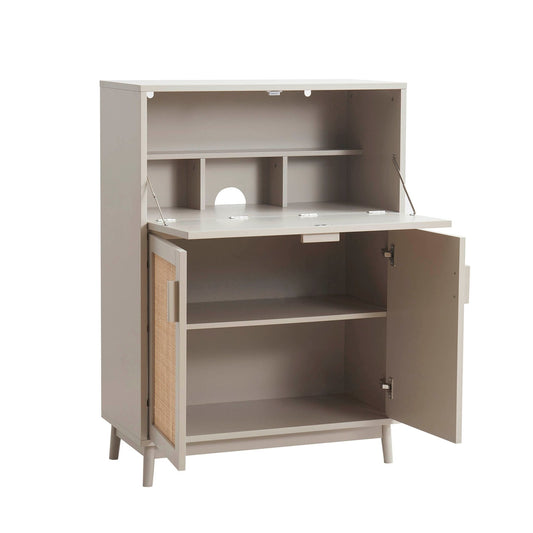 Isla Hideaway Desk - Taupe - DUSK