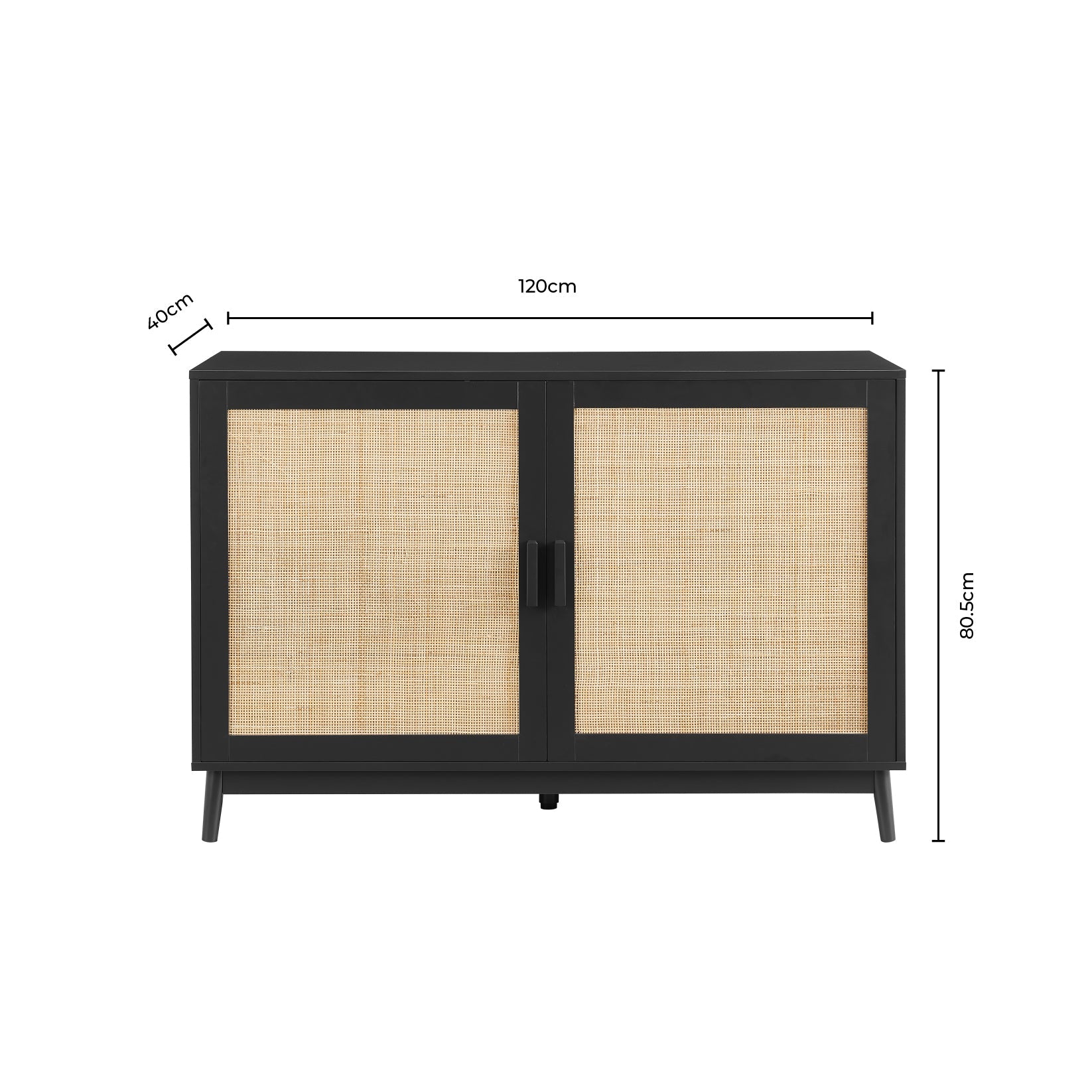 Isla Sideboard - Black - DUSK