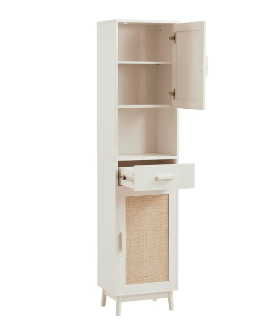 Isla Tall Storage Unit - Cream - DUSK