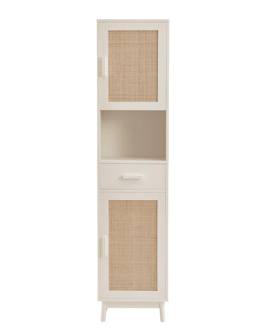 Isla Tall Storage Unit - Cream - DUSK