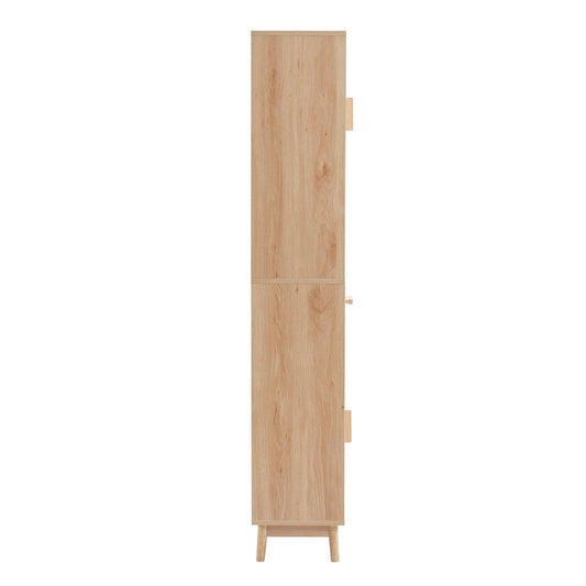 Isla Tall Storage Unit - Natural - DUSK