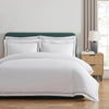 Islington Single Line Baratta Duvet Cover - White/Kingfisher - DUSK