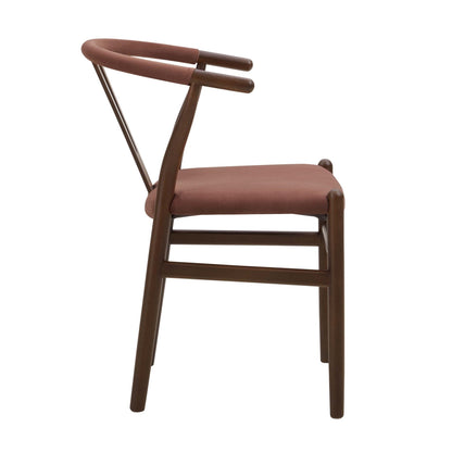 Jade Set of 2 Dining Chairs - Mauve - DUSK