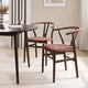 Jade Set of 2 Dining Chairs - Mauve - DUSK