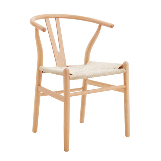 Jade Set Of 2 Dining Chairs - Wood/Natural - DUSK