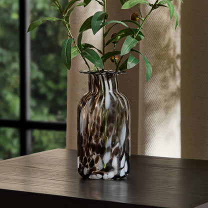 Jasmine Confetti Vase - Black/White - DUSK