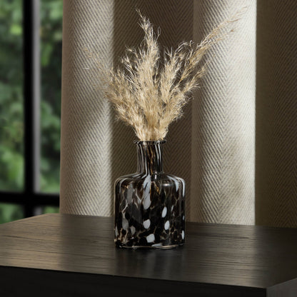 Jasmine Confetti Vase - Black/White - DUSK