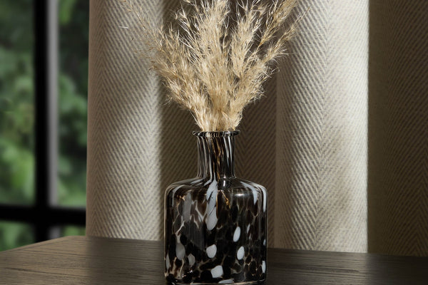 Jasmine Confetti Vase - Black/White - DUSK