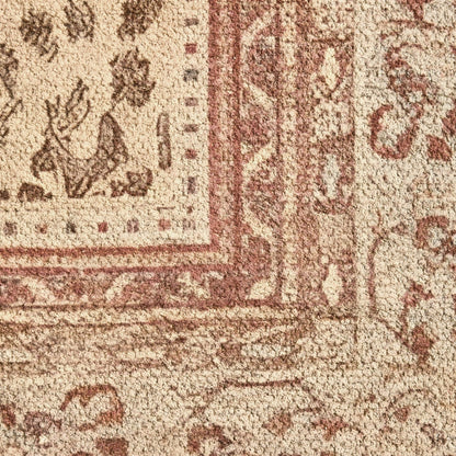 Jen Traditional Border Leopard Print Rug - Multi - DUSK