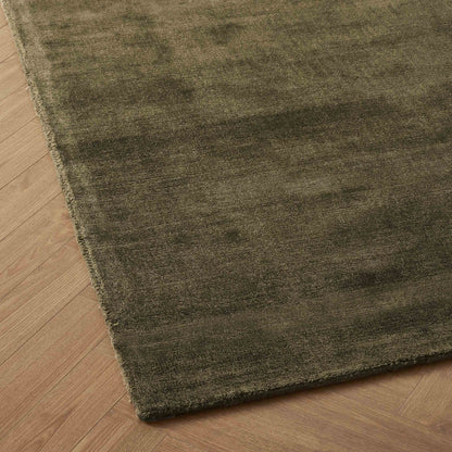 Jess Heavyweight Chenille Rug - Forest Green - DUSK