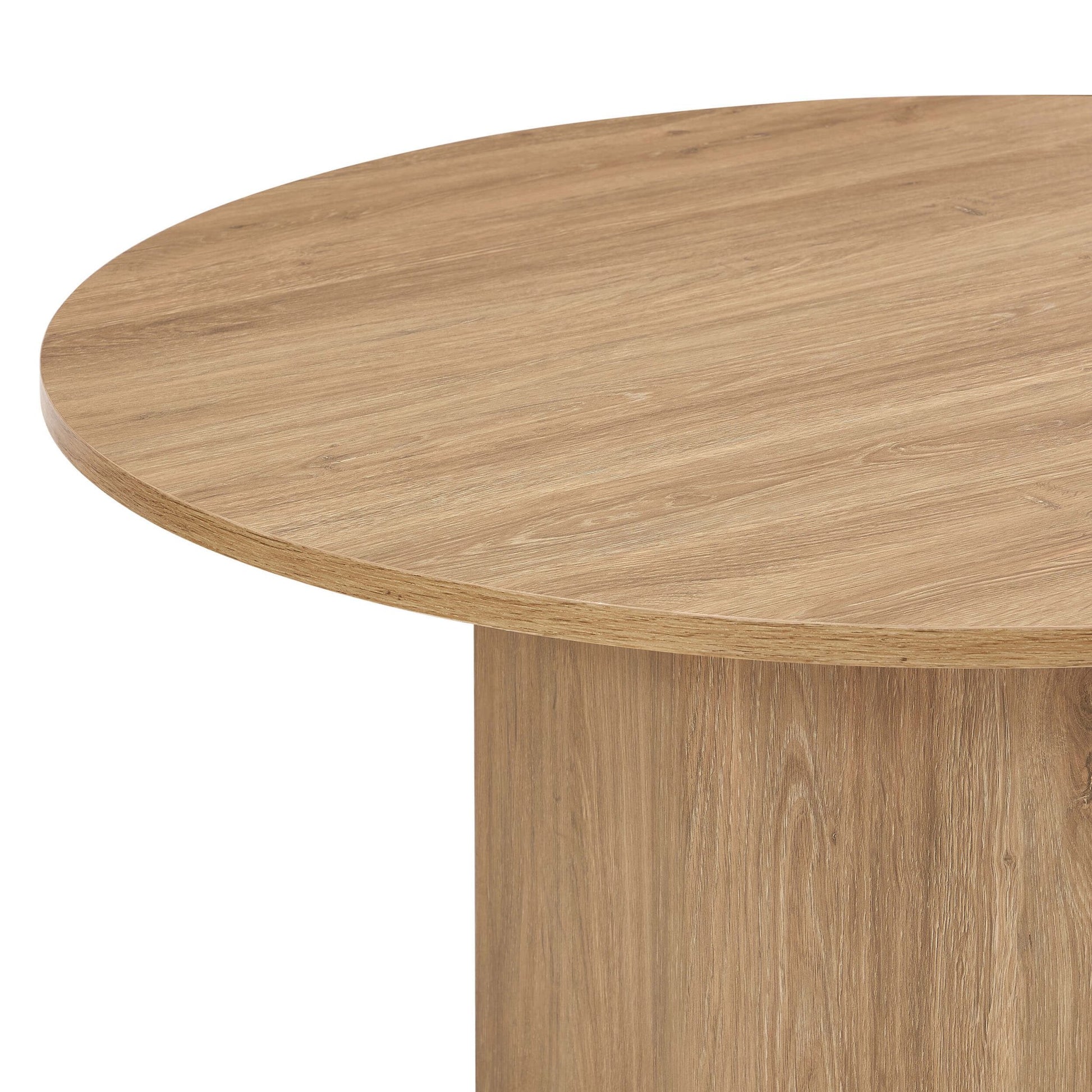 Juliet Round 4 Seater Dining Table - Natural Wood - DUSK