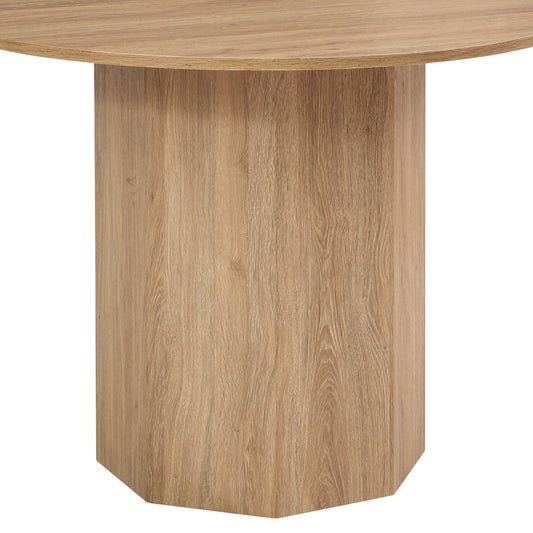 Juliet Round 4 Seater Dining Table - Natural Wood - DUSK