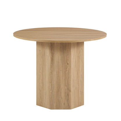 Juliet Round 4 Seater Dining Table - Natural Wood - DUSK