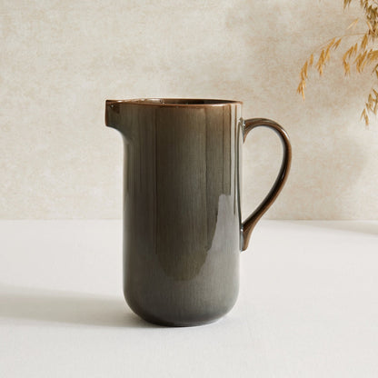 Juniper Reactive Glaze Pitcher - Grey/Blue - DUSK