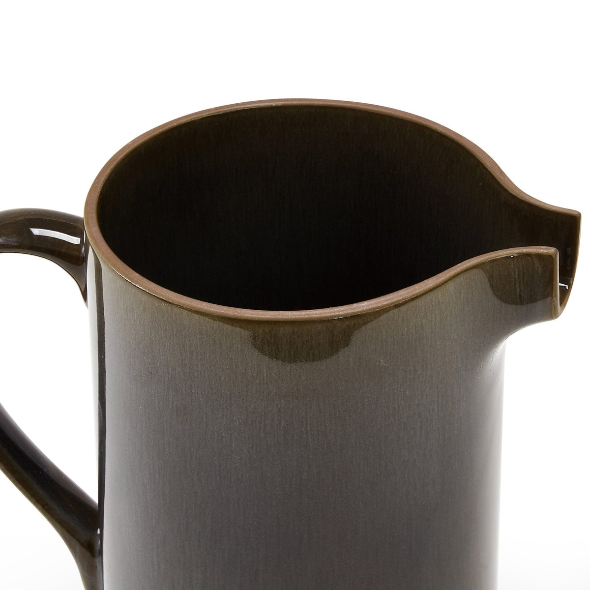 Juniper Reactive Glaze Pitcher - Grey/Blue - DUSK