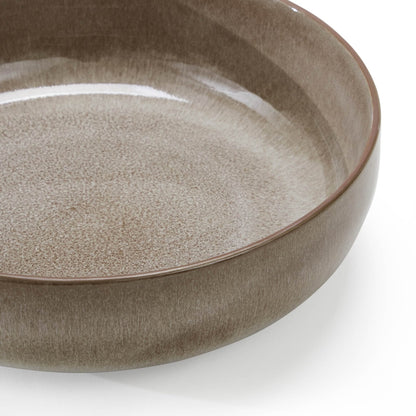 Juniper Reactive Glaze Serving Bowl - Mocha - DUSK