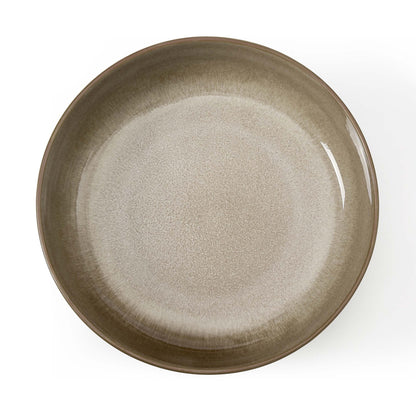 Juniper Reactive Glaze Serving Bowl - Mocha - DUSK