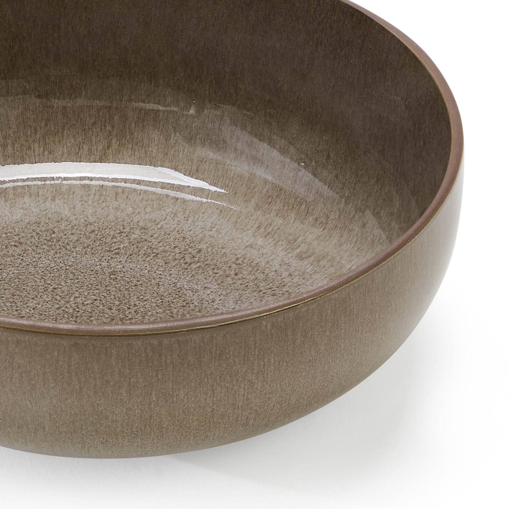 Juniper Reactive Glaze Set of 4 Cereal Bowls - Mocha - DUSK