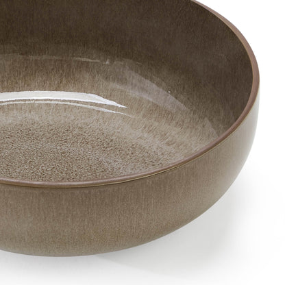 Juniper Reactive Glaze Set of 4 Cereal Bowls - Mocha - DUSK