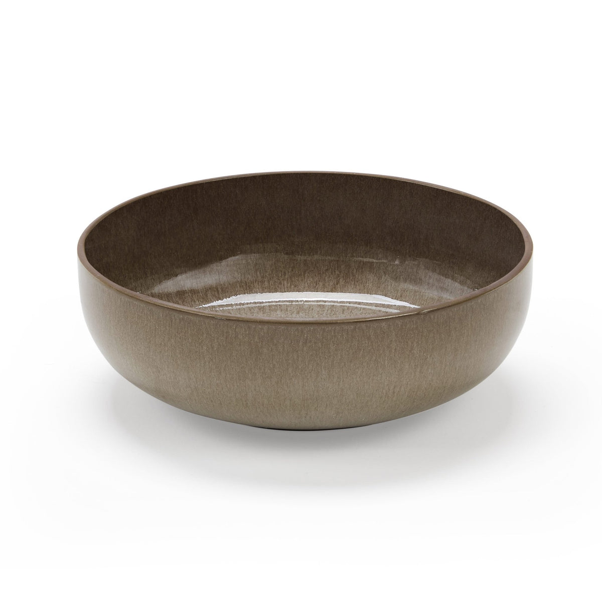 Juniper Reactive Glaze Set of 4 Cereal Bowls - Mocha - DUSK