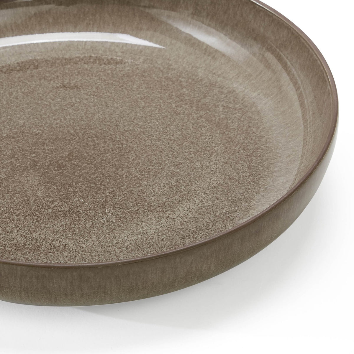 Juniper Reactive Glaze Set of 4 Pasta Bowls - Mocha - DUSK