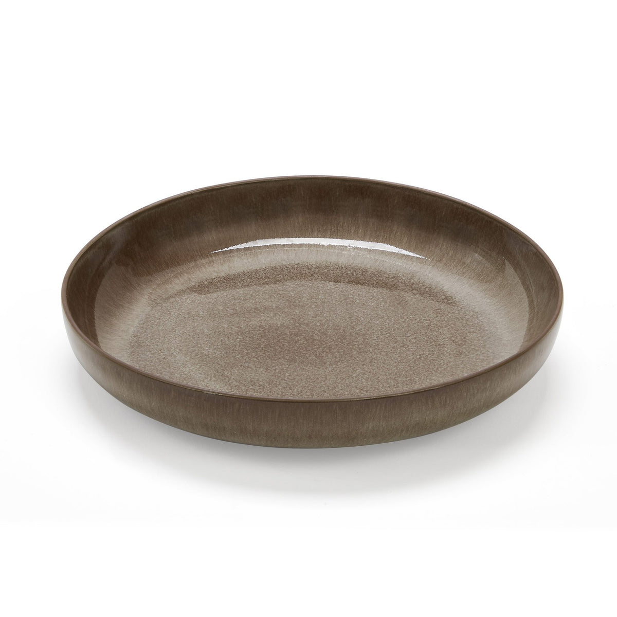 Juniper Reactive Glaze Set of 4 Pasta Bowls - Mocha - DUSK