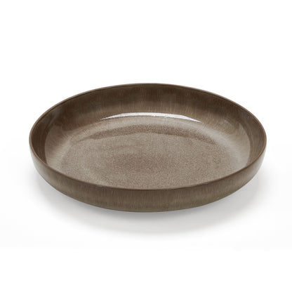 Juniper Reactive Glaze Set of 4 Pasta Bowls - Mocha - DUSK