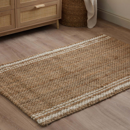 Jute Stripe Rug - Natural - DUSK