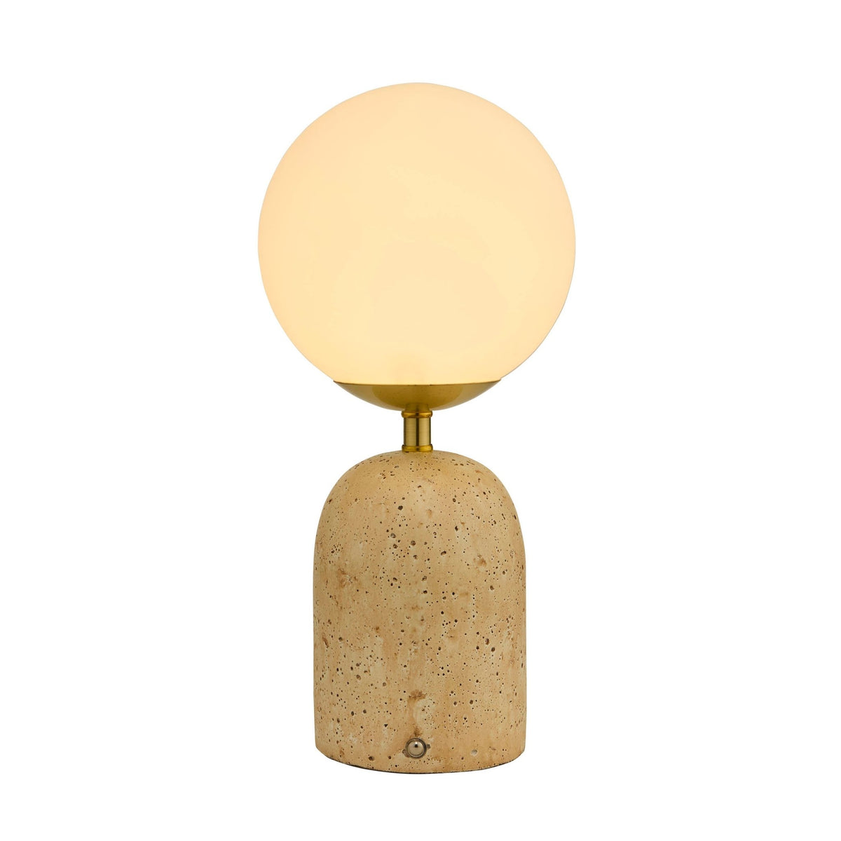 Kai Concrete with Opal Glass Table Lamp - Natural - DUSK