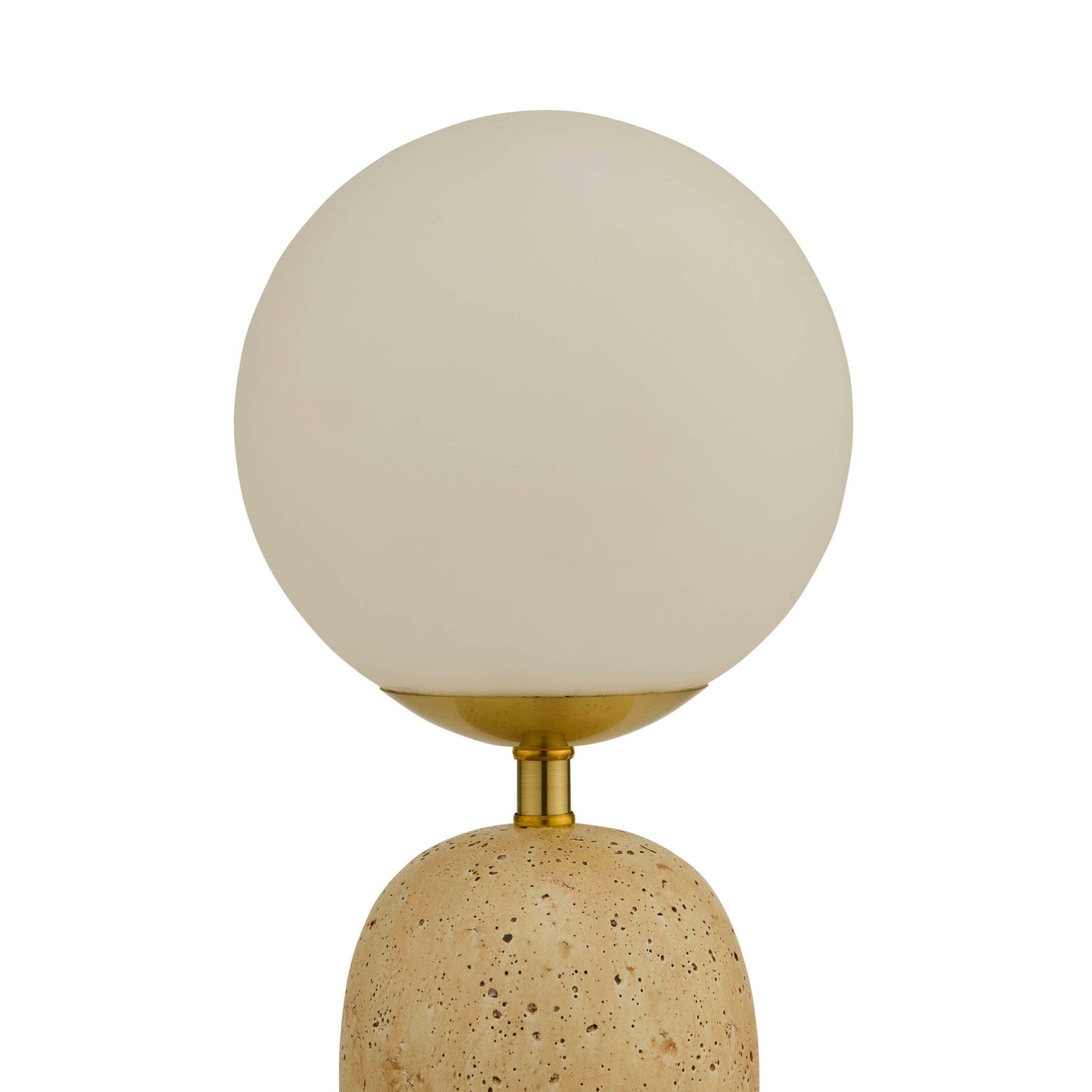 Kai Concrete with Opal Glass Table Lamp - Natural - DUSK