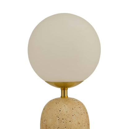 Kai Concrete with Opal Glass Table Lamp - Natural - DUSK