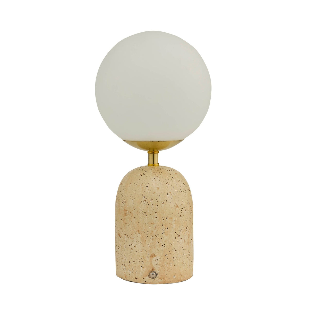 Kai Concrete with Opal Glass Table Lamp - Natural - DUSK