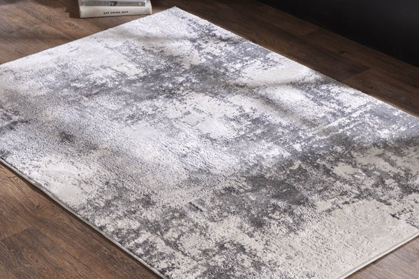 Kaia Faded Rug - Grey/Silver - DUSK