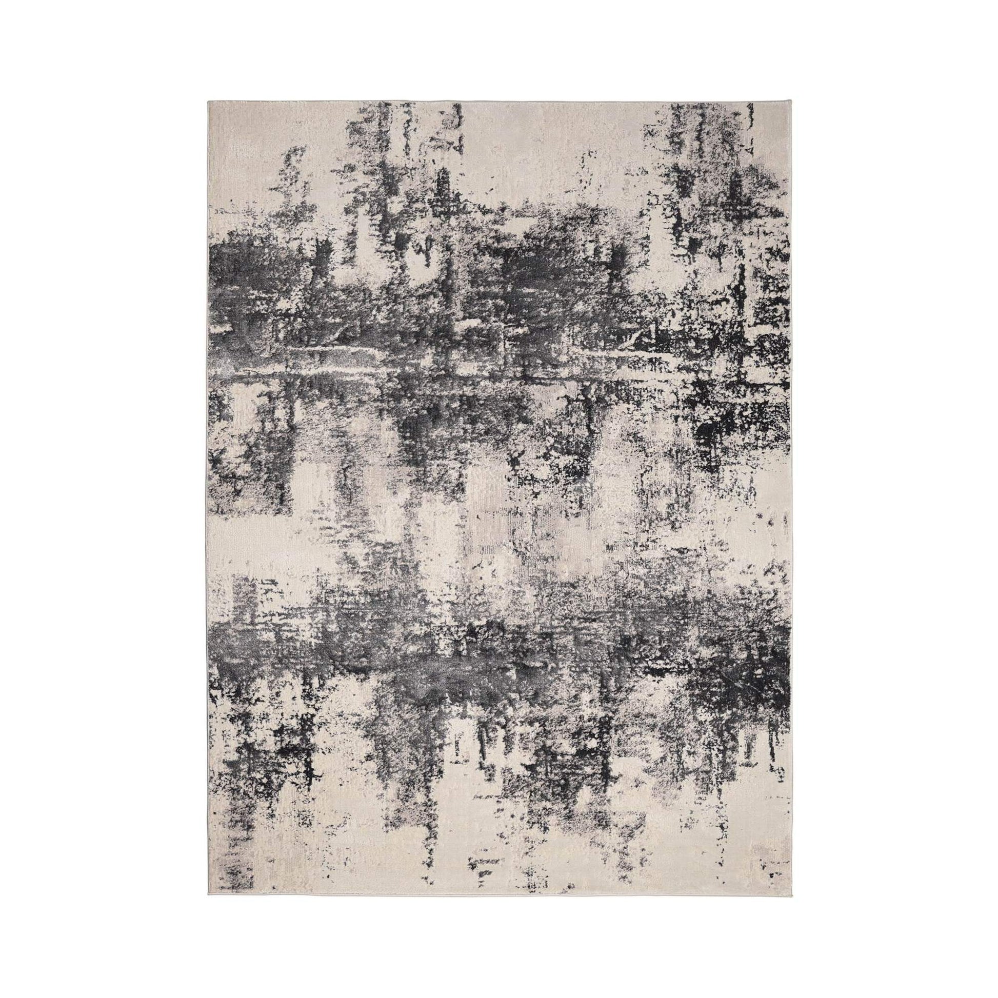 Kaia Faded Rug - Grey/Silver - DUSK