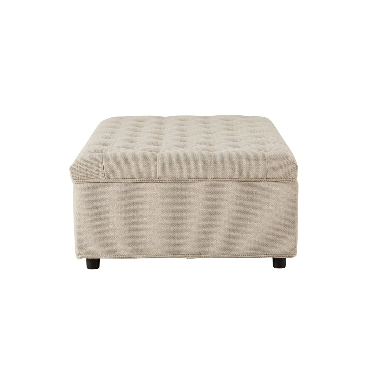 Kennadi Small Double Pouffe Sofa Bed - Beige - DUSK