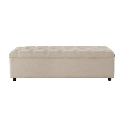 Kennadi Small Double Pouffe Sofa Bed - Beige - DUSK