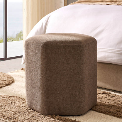 Kirsten Stool - Chenille Mushroom - DUSK