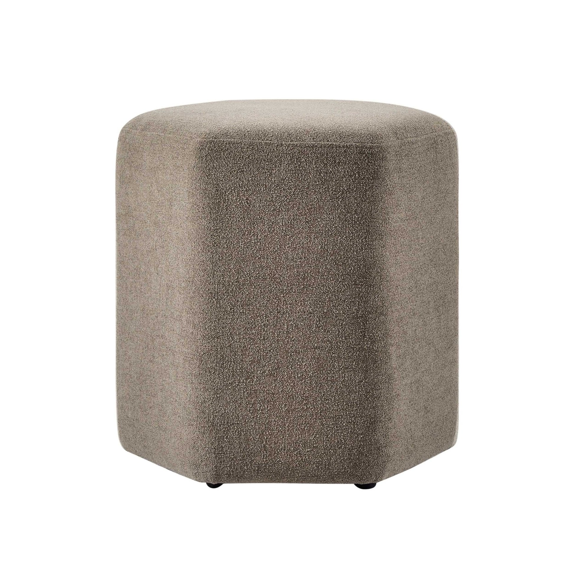 Kirsten Stool - Chenille Mushroom - DUSK