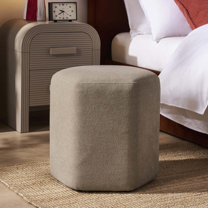 Kirsten Stool - Chenille Oatmeal - DUSK