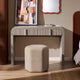 Kirsten Stool - Chenille Oatmeal - DUSK