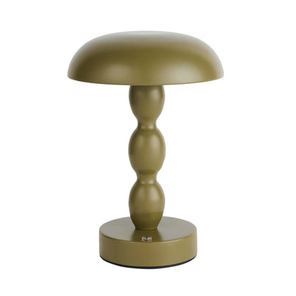 Kirsty Rechargeable Bobbin Table Lamp - Green - DUSK