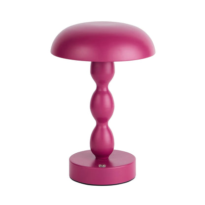 Kirsty Rechargeable Bobbin Table Lamp - Plum - DUSK