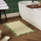 Kos Scalloped Bath Mat - Fern/Olive - DUSK