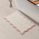 Kos Scalloped Bath Mat - Pink - DUSK