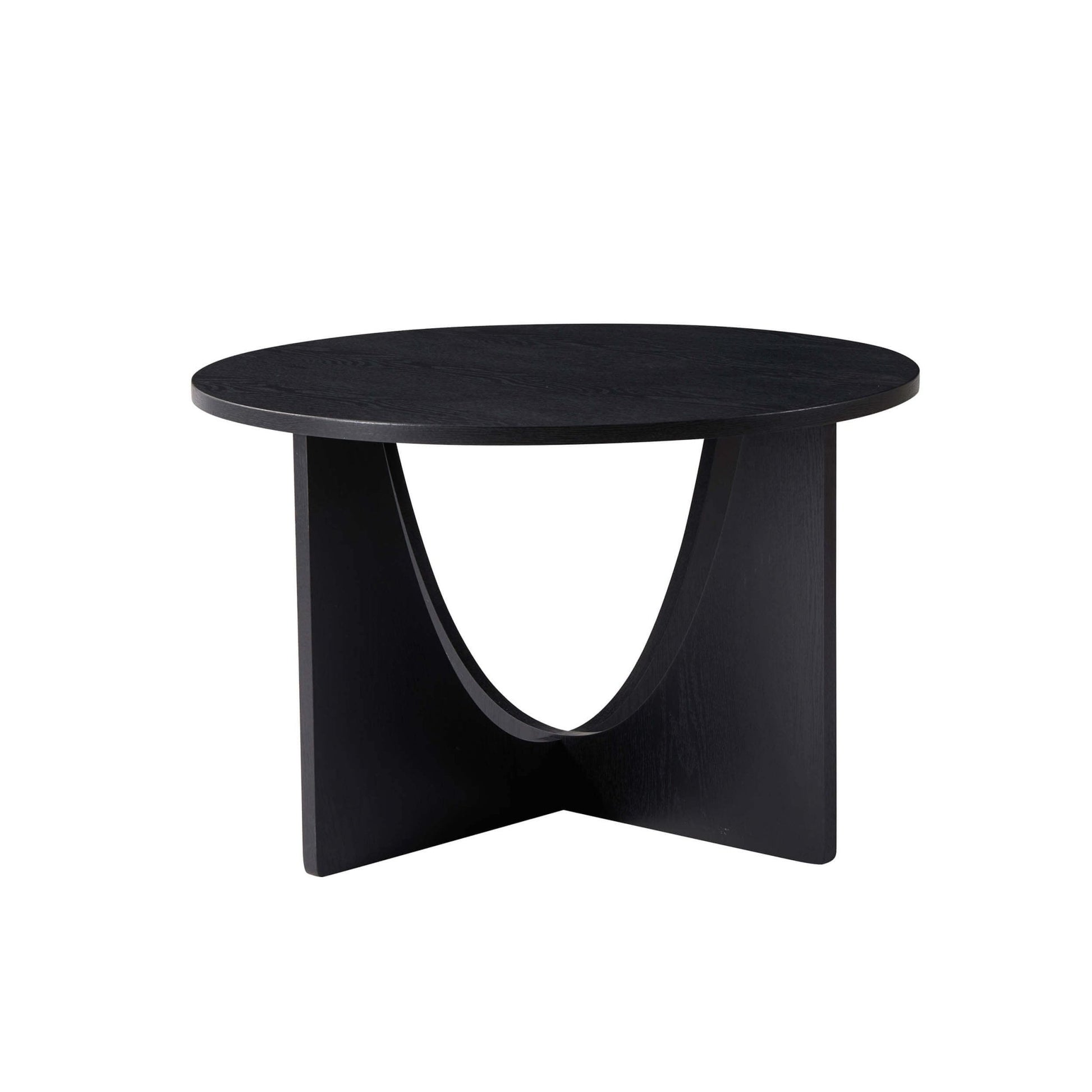Lana Round Coffee Table - Black - DUSK