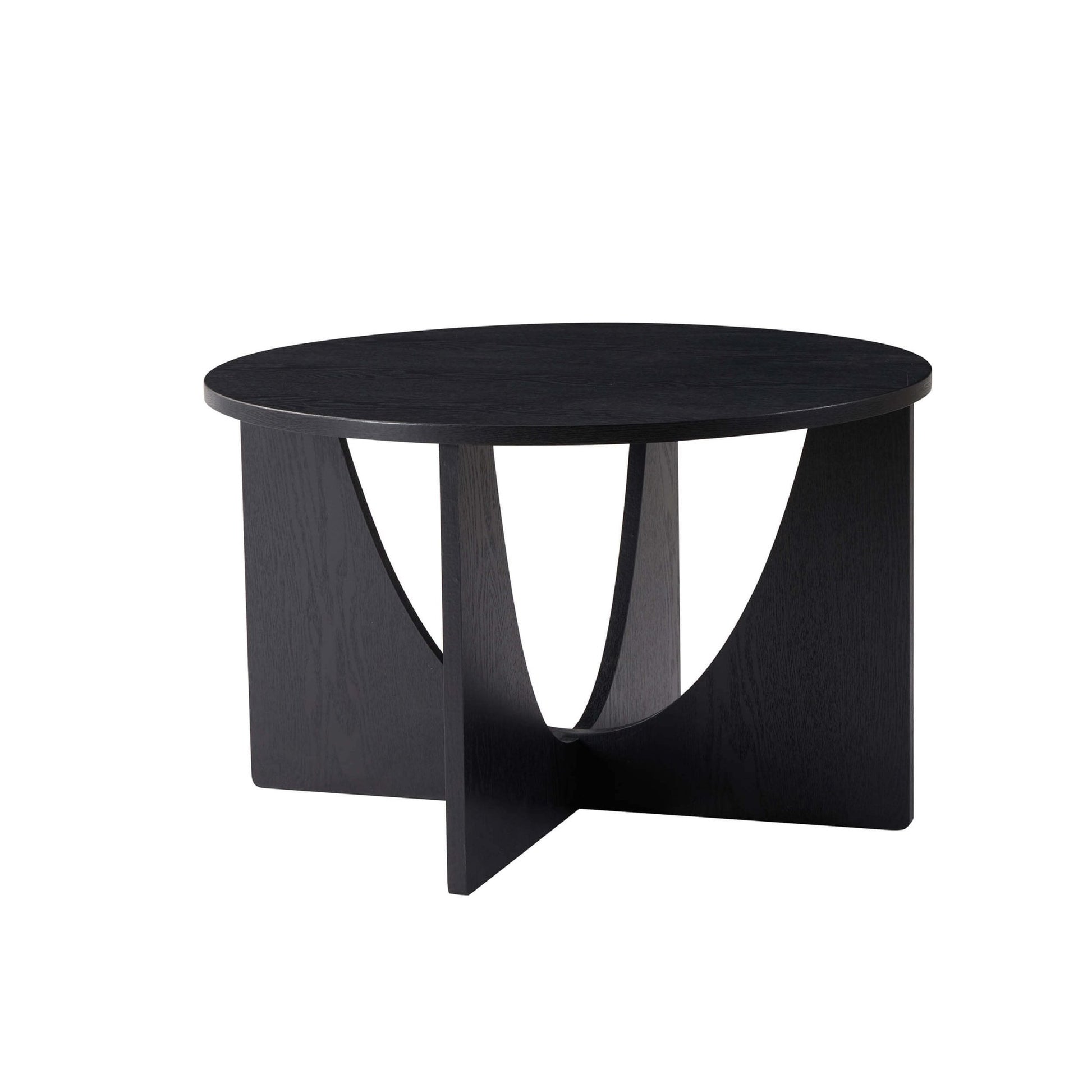 Lana Round Coffee Table - Black - DUSK