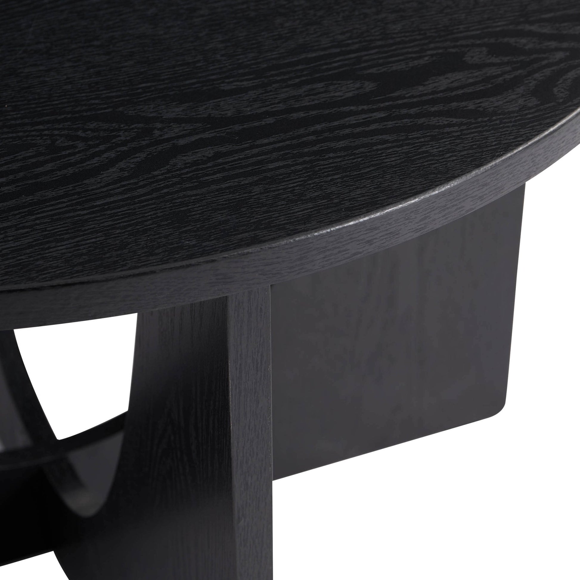 Lana Round Coffee Table - Black - DUSK
