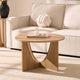 Lana Round Coffee Table - Light Wood - DUSK