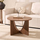 Lana Round Coffee Table - Medium Wood - DUSK